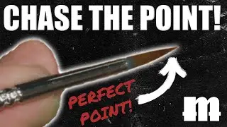 How to Get a Perfect Point on Your Brush EVERY TIME!