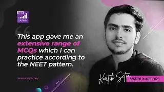 NEET Preparation Story of Kartik Setia | 625 out of 720 in NEET UG 2023 | Darwin for #NEET
