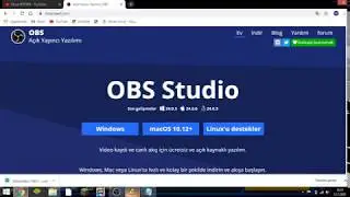 OBS  STUDİO NASIL İNDİRİLİR???
