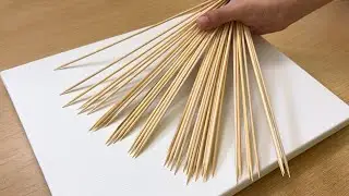 Painting a windy day with this / Acrylic painting techniques