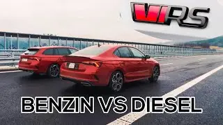ŠKODA OCTAVIA RS 2.0 TSI VS OCTAVIA RS 4X4 2.0 TDI | Drag race