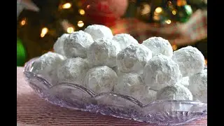 EASY SNOWBALL COOKIES [ASMR] | How to make Russian tea cakes