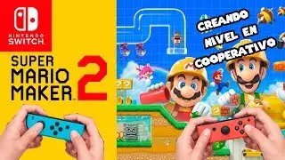 CREANDO NIVELE EN COOPERATIVO 2 JUGADORES - SUPER MARIO MAKER 2 | TheJotaBros