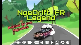 Ngedrift di jalanan sampai  jalanan Penuh  dengan asap!! Fr Legend