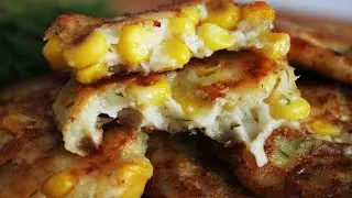 Corn patties that don't fly! Hardly anyone makes them like this, but I could eat them every day.