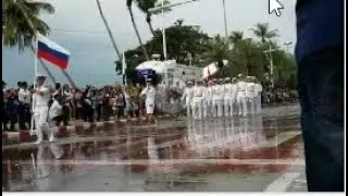Прощание славянки или русские моряки в Таиланде на параде!!!⚓⚓⚓🌟🌟🌟👏👏👏