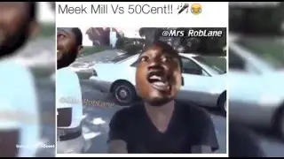 50 Cent Slaps Meek Mill - 50 Cent V Meek Mill Fued