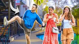 Funny Fart Prank in Texas and NYC!  Farting Across the States!