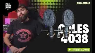 Coles 4038 - Microfoni a nastro dal suono inconfondibile!