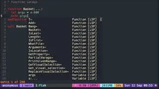 Vimscript Tutorial: Function ( variable arguments )