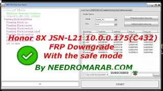 Honor 8X JSN-L21 10.0.0.175(C432) SAFE MODE BY NEED ROM ARAB TEAM