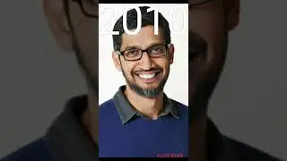 Sundar Pichai over the years 1990-2024 evolution #shorts