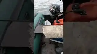 BARK BT310-S и Parsun 9.8 2T Видео с воды, комплект в движении.