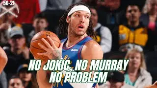 Nuggets Beat Blazers | No Jokic & No Murray | 50-21