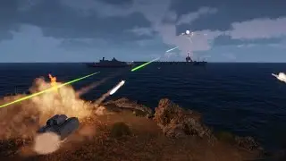 Interception of the Ukrainian aircraft carrier by the Russian Maritime Guard - ARMA 3