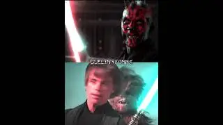 TPM Darth Maul vs ROTJ Luke Skywalker #whoisstrongest #starwars