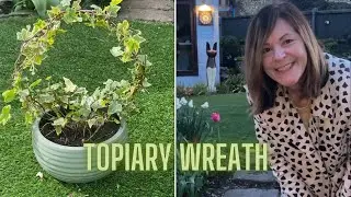 Easiest Topiary Wreath Ever! 🌳