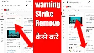How To Remove Community Guideline Strike Warning Remove community Guideline Strike