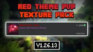 Absolute 32x Texture Pack For MCPE 1.21+ | Red Theme PVP Texture Pack ❤️