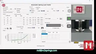 Spring load testing machine