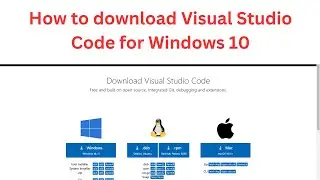 How to install Visual Studio code on windows 10 | VS Code installation | Install vscode in 2 minutes