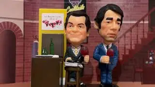Only Fools And Horses - Del Falls Through The Bar - Bobble Heads