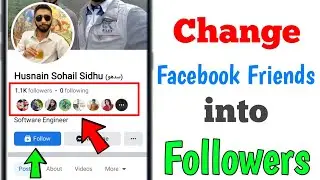 How To Change Facebook Friends To Followers 2023 || facebook friends convert to followers