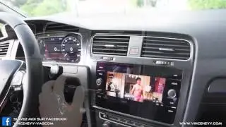 Golf 7 (5G) (Facelift) -  MIRRORLINK (Android) in Motion on DISCOVER MEDIA FL with SONY SGP-611