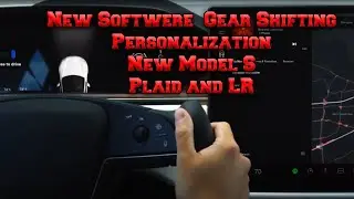 New Tesla Plaid OS | Gear Shifting | New Media Console