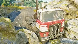 Avalanche On The Road - SnowRunner Highlights