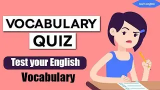 🧠 Word Power Challenge: Beginner's English Vocab Quiz (A1–A2) #vocabularyquiz #english #vocabs