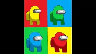 Among Us Pop Art
