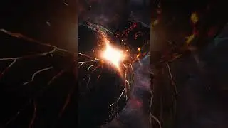 The Collision that Formed the Moon #Shorts #SuperMoon