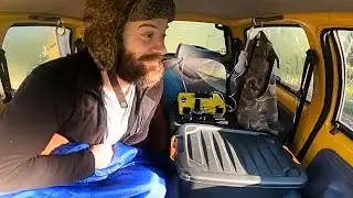 HOT CAR CAMP IN THE DELETED FOREST WITH NEW CAMP BOILER