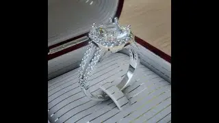 Моделирование кольца_05 в Blender3D в реальном времени. Modeling a ring in Blender3D in real time.
