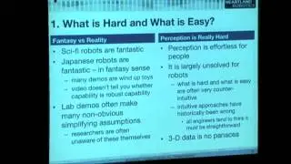 Robotdalen: Rodney Brooks, key note speaker at Robotics Innovation Challenge 2012