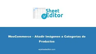 WooCommerce – Añadir Imágenes a Categorías de Productos