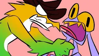 GUMMIGOO STRANGLE JAX #ibispaint #capcut #fanart #theamazingdigitalcircus