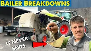 Pick the JCB | Breakdowns | Bailer Issues | Grain Drier Fix