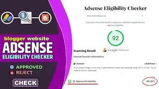 SECRETS:🤫 How To Check Website Are Ready For AdSense Approval💲Check Blogger for AdSense Approval