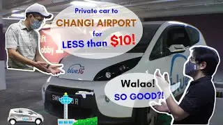 BlueSG 2020 | Rent a car to Changi Airport for less than S$10? | BlueSG review