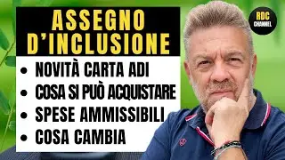ASSEGNO D’INCLUSIONE ➡ ULTIME NOTIZIE ++COSA SI PUO’ ACQUISTARE CON LA CARTA ADI++