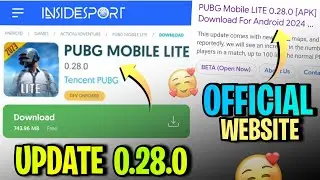 OFFICIAL आया😱| PUBG Lite 0.28.0 New Update | Pubg Lite New Update Today | Pubg Lite Update Gameplay