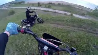Покатушки[3] Irbis TTR 125 & Irbis GS 200.Горки))