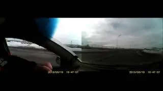 Авария 19 03 2013 , Курган, по улице Мостостроителей ДТП! Авария!