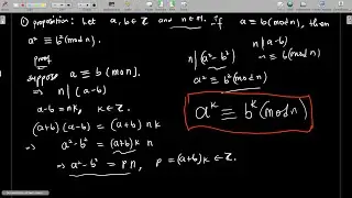 Integer Modulo n | Congruence of Integers and Proofs