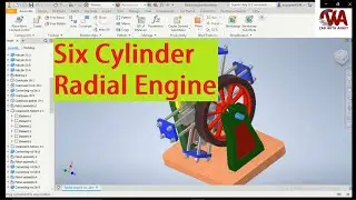 Six Cylinder Redial Engine project 😍🔥(❁´◡`❁) :-)