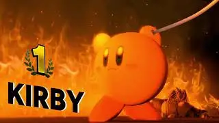 Sephiroth’s win screen, but its kirby!
