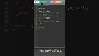 C program to print table between two range#reels #shorts  #trending #viral #video #youtube #youtuber