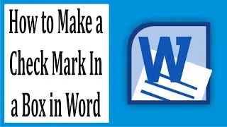 How to Make Check Mark In Box in Microsoft Word #48